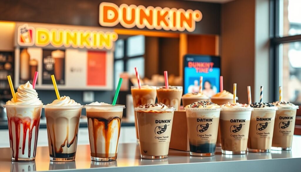 dunkin beverage selection