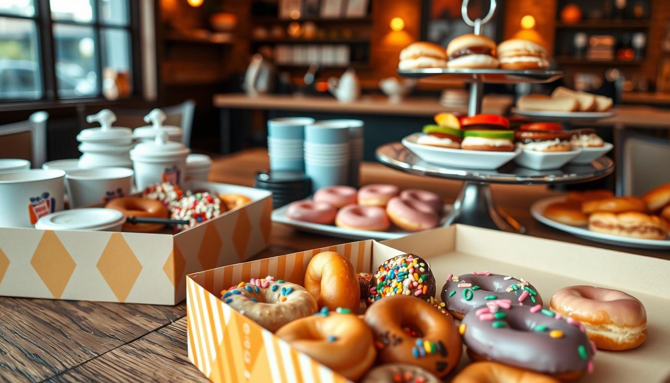 dunkin donuts catering menu