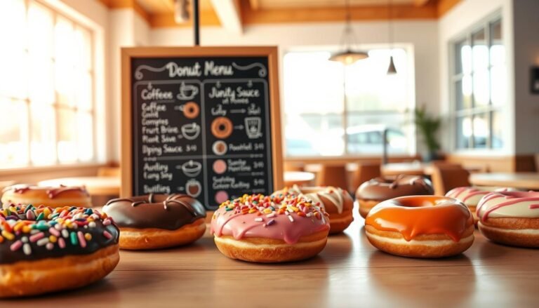 dunkin donuts donut menu
