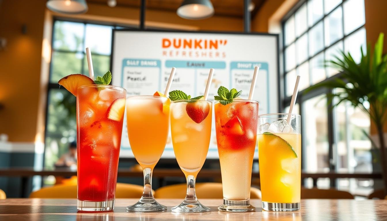dunkin' refreshers menu