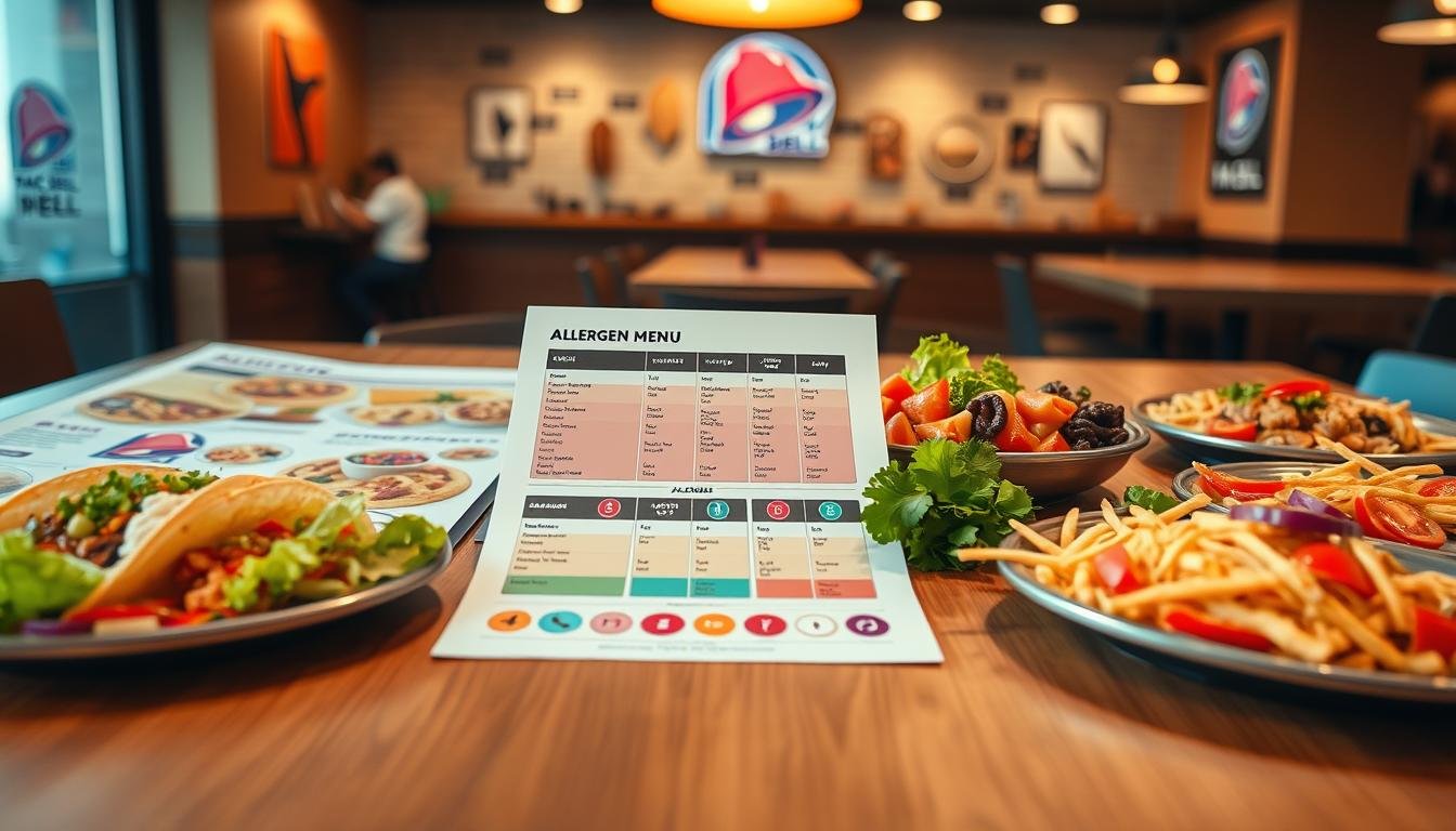 taco bell allergen menu