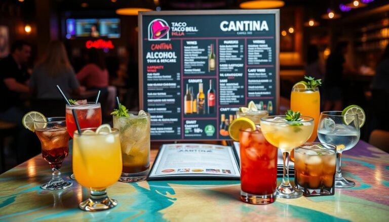 taco bell cantina alcohol menu