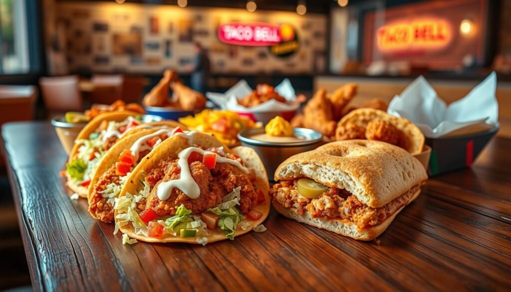 taco bell crispy chicken menu items