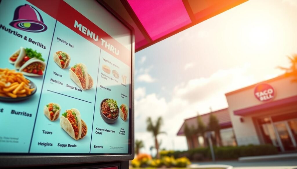 taco bell drive thru menu