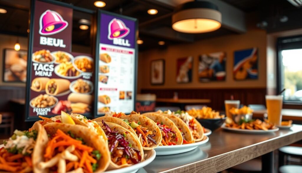 taco bell menu with pictures