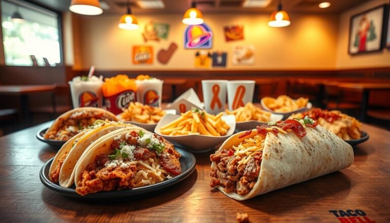 taco bell menu with pictures