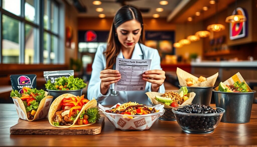 taco bell nutrition snapshots