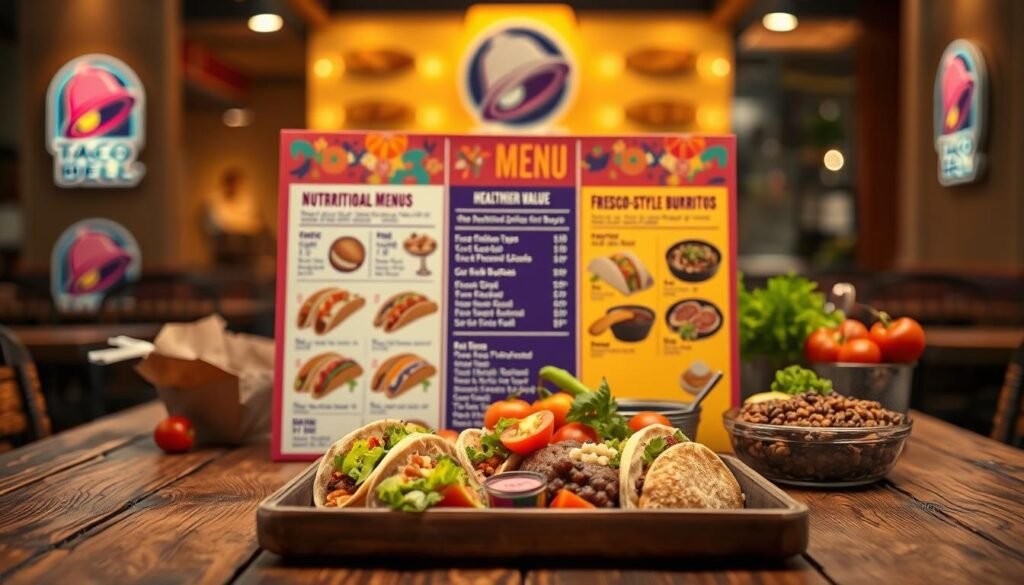 taco bell nutritional value menu