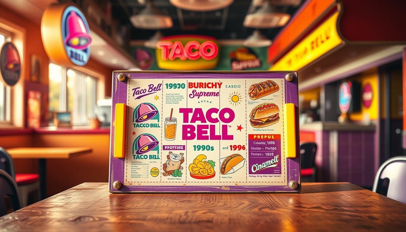 taco bell retro menu