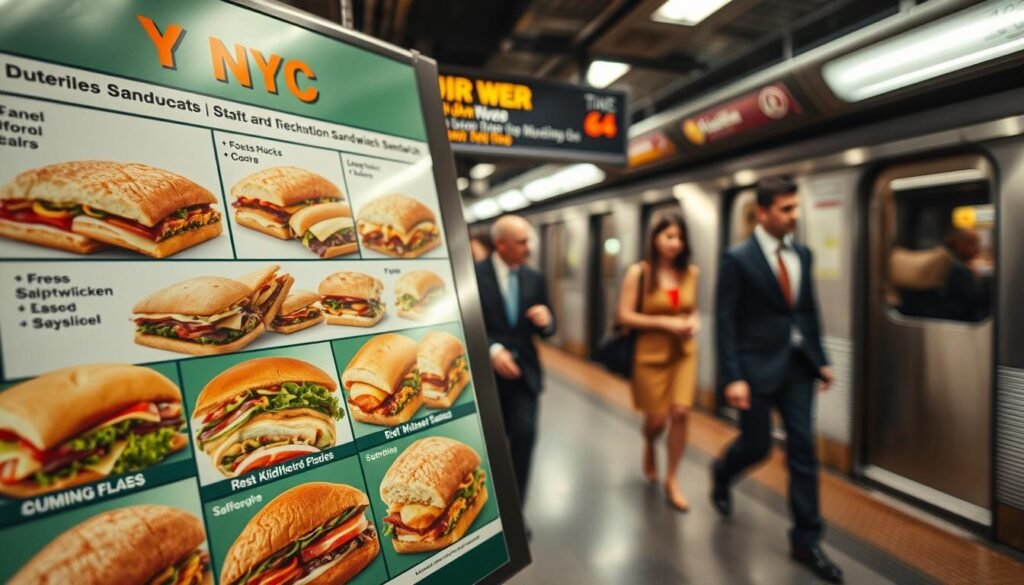 NYC Subway menu