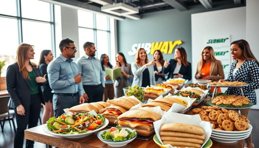 Subway catering near me