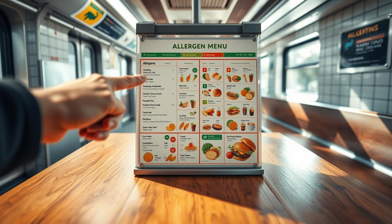 subway allergen menu