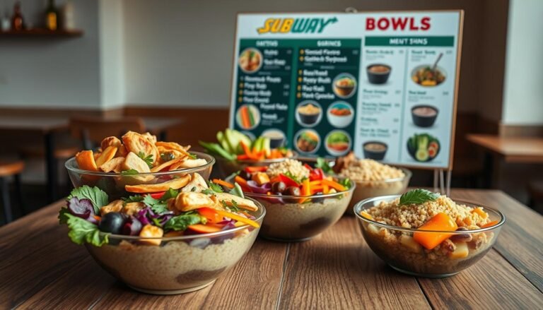 subway bowls menu