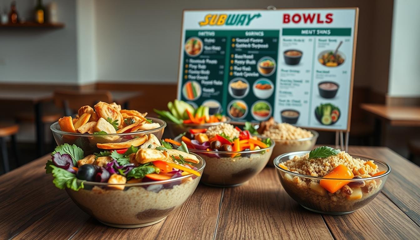 subway bowls menu