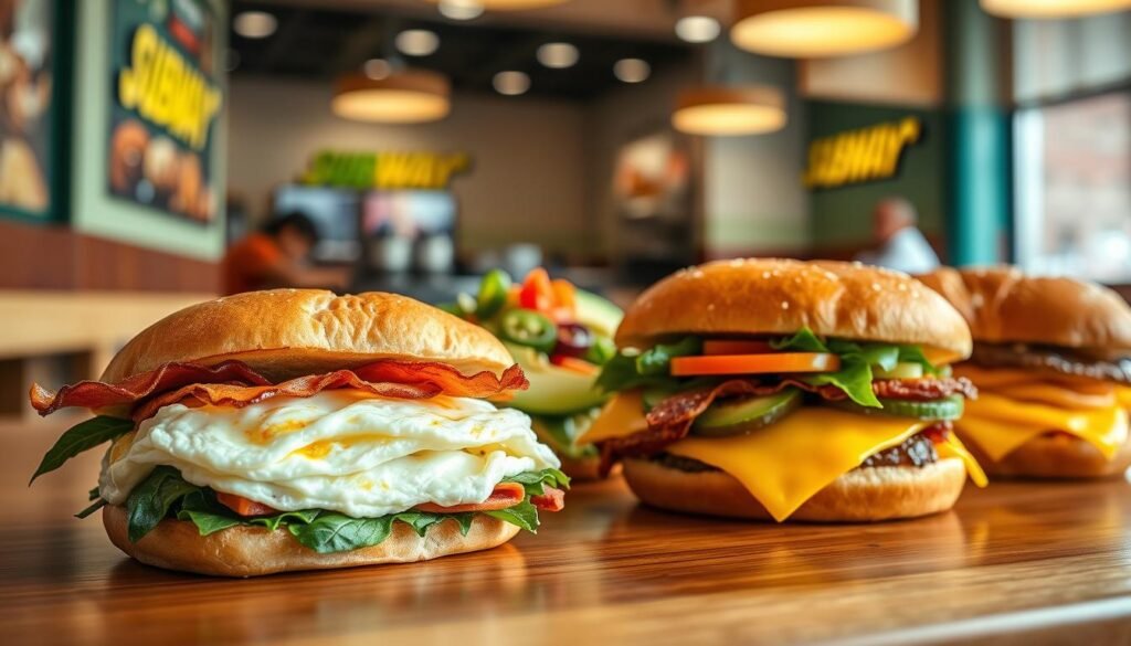 subway breakfast options