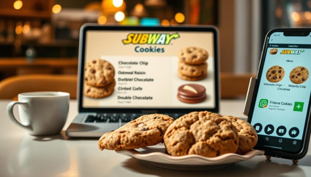 subway cookie order online