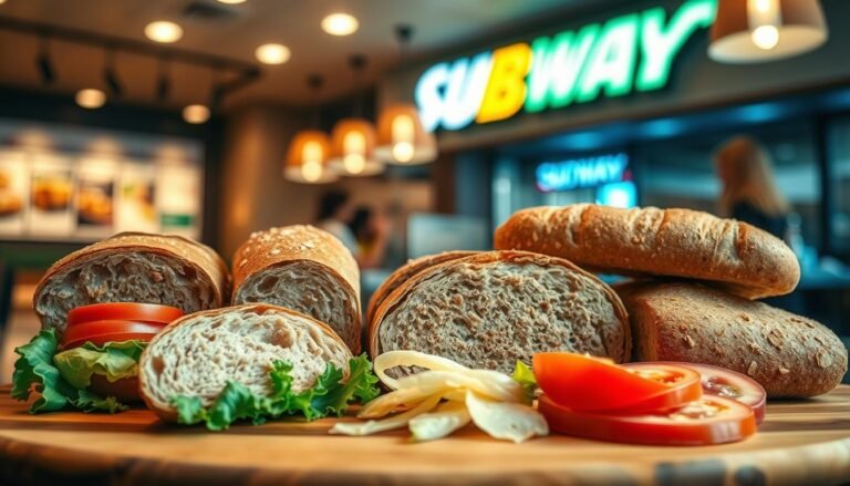 subway menu bread