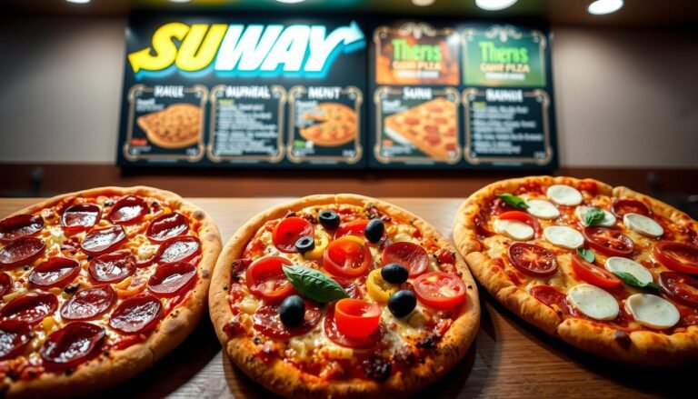 subway pizza menu