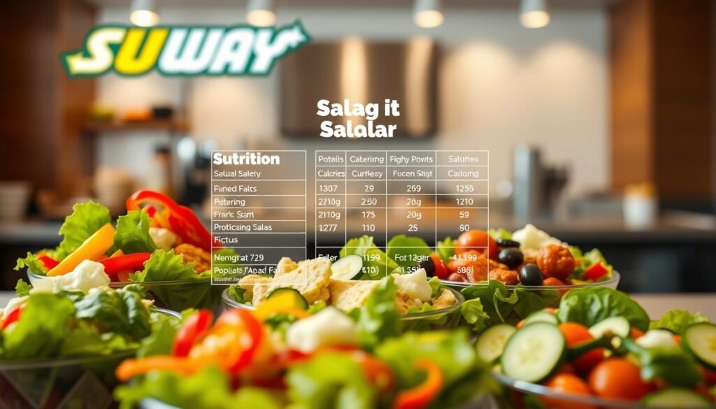 subway salad nutrition info