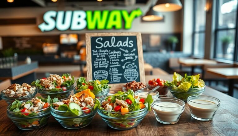 subway salads menu