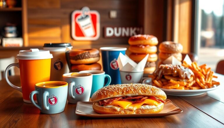 dunkin donuts breakfast menu