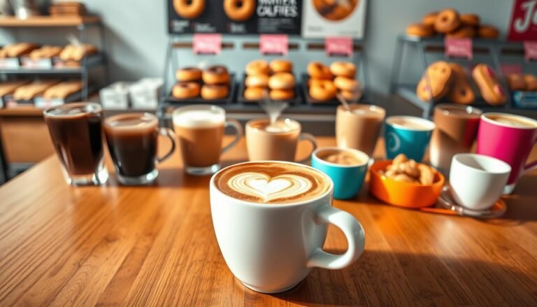 dunkin donuts hot coffee menu