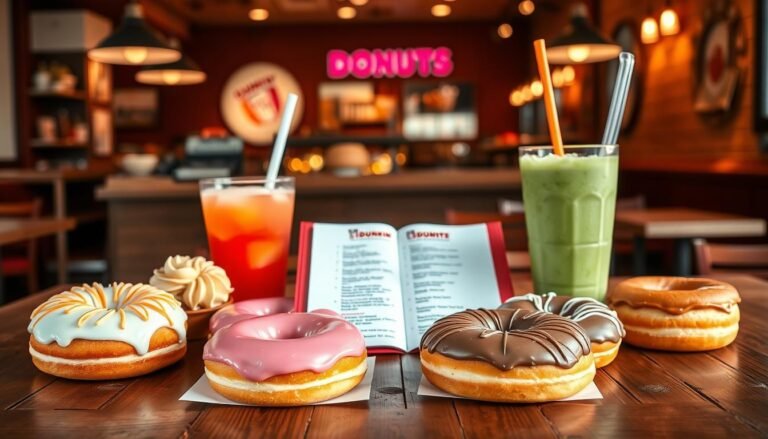 dunkin' donuts sugar-free menu