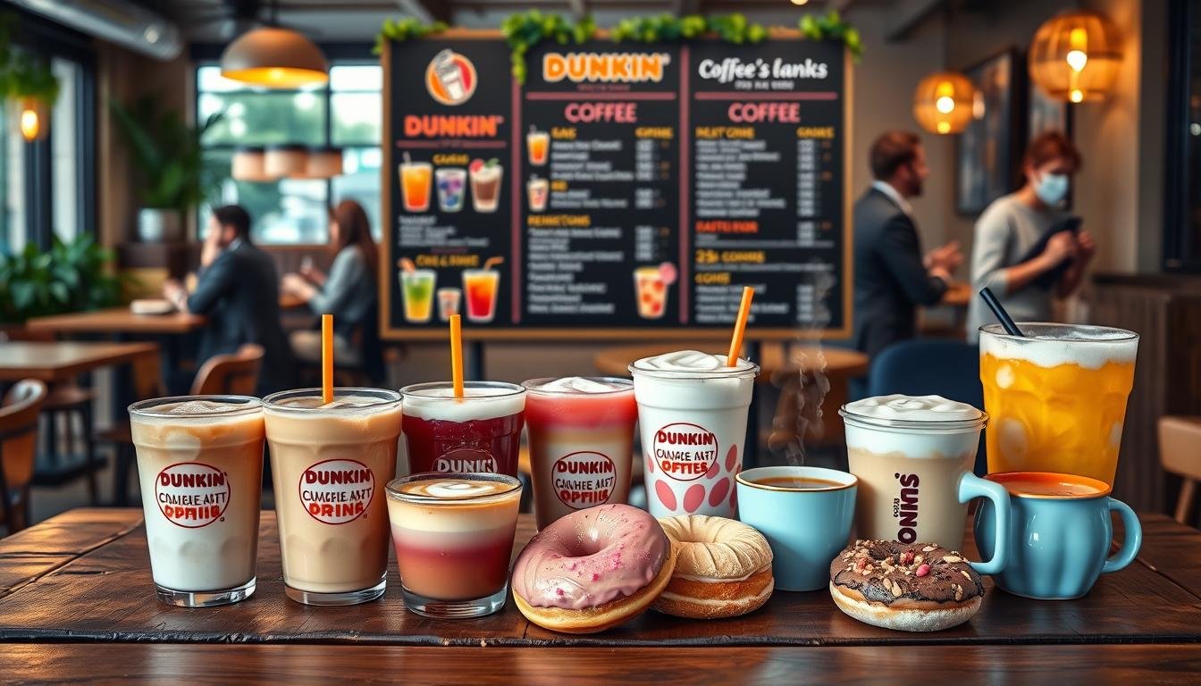 dunkin drink menu