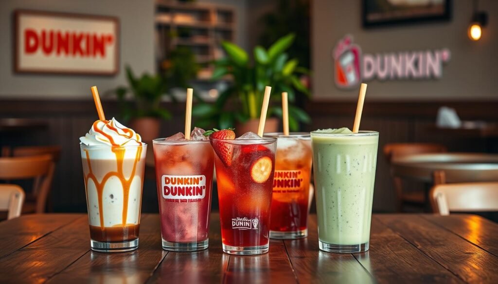 dunkin iced beverages