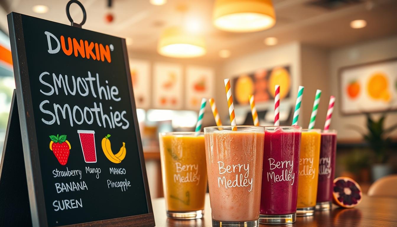 dunkin smoothies menu